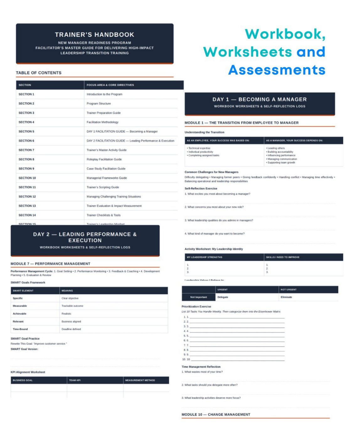 Sample page: Trainer Handbook