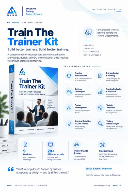 Train The Trainer Kit brochure page