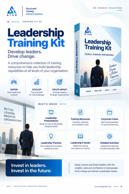 Leadership Training Kit brochure page