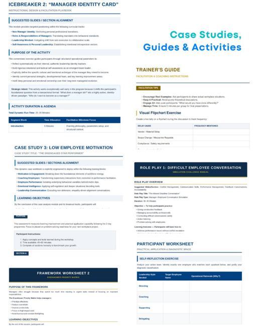 Sample page: Activities
